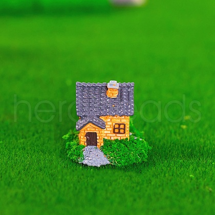 Resin House Display Decoration RESI-G070-03H-1