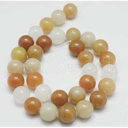 Natural Topaz Jade Beads Strands G-G150-8mm-1-1