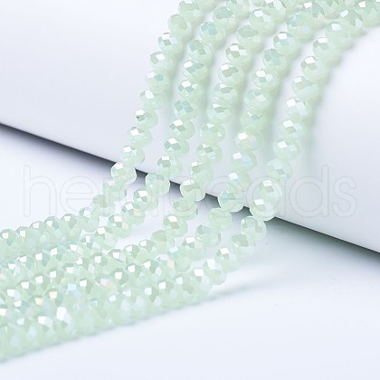 Electroplate Glass Beads Strands EGLA-A034-J10mm-B03-1