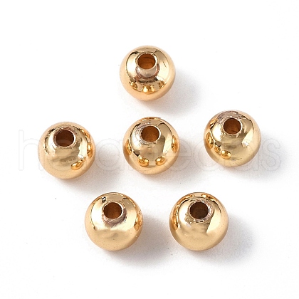 Brass Beads KK-E070-01H-18G-RS-1