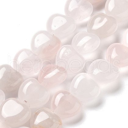 Natural Rose Quartz Beads Strands G-P528-C04-01-1