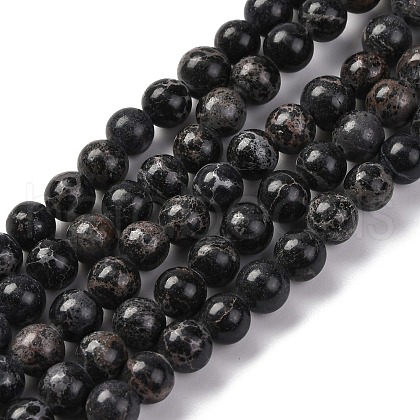 Dyed Natural Regalite/Imperial Jasper/Sea Sediment Jasper Beads Strands G-B124-C02-05-1