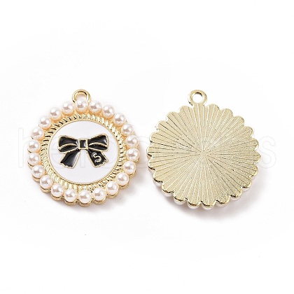 Alloy Enamel Pendants ENAM-G213-08LG-01-1