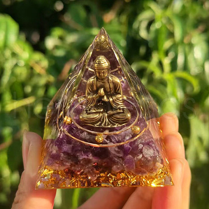 Orgonite Pyramid Resin Energy Generators WG30093-25-1