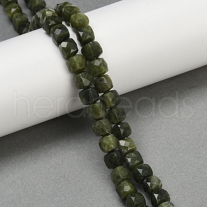 Natural Chinese Southern Jade Beads Strands G-H078-C40-6mm-1