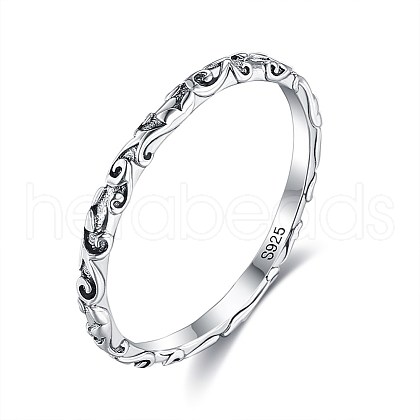 925 Sterling Silver Finger Rings RJEW-BB48501-9-1