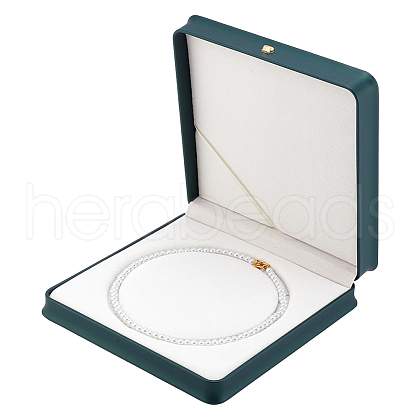 Square PU Leather Single Necklace Boxes AJEW-WH0016-59B-1