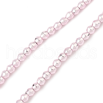 Electroplated Synthetic Non-magnetic Hematite Beads Strands G-A263-E01-01-1