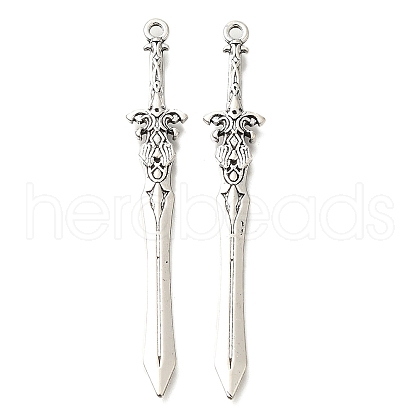 Tibetan Style Alloy Big Pendants FIND-G078-32D-AS-1