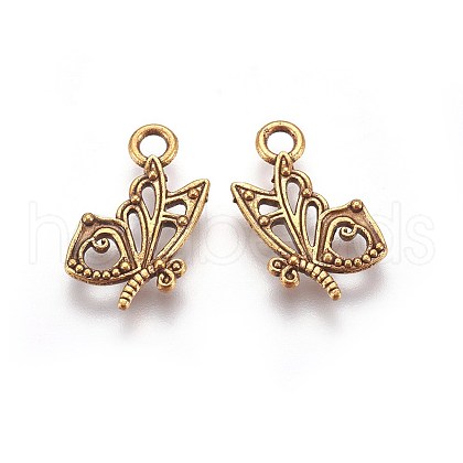 Tibetan Style Alloy Pendants TIBEP-A100603-G-FF-1