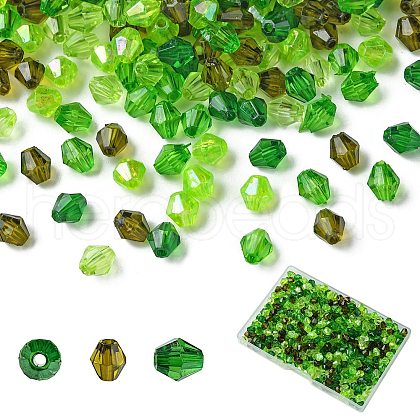 5 Styles Transparent Acrylic Beads TACR-YW0002-04A-1