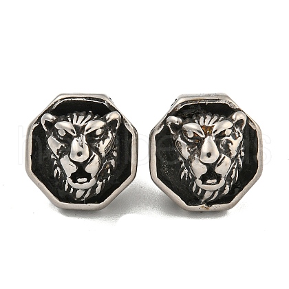 316 Surgical Stainless Steel Large Hole Beads STAS-Q326-05AS-02-1