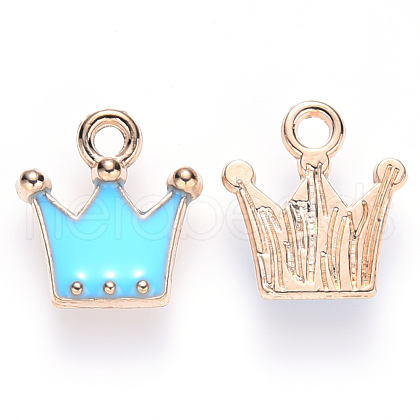 Alloy Enamel Charms X-ENAM-S121-046B-1