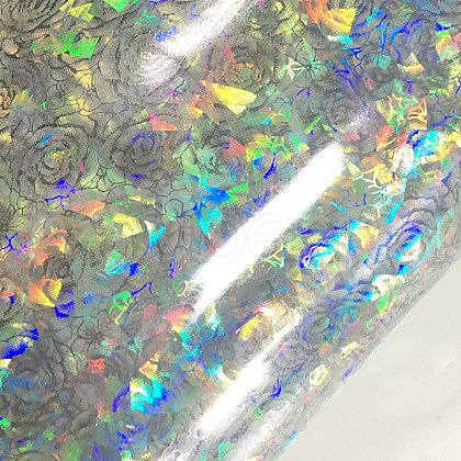 Iridescent Laser PVC Fabric FIND-WH0002-33-1