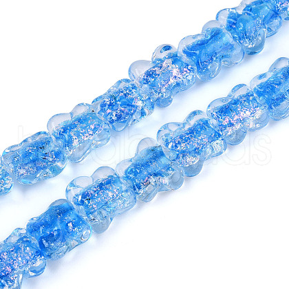 Handmade Lampwork Beads Strands LAMP-N028-03B-1