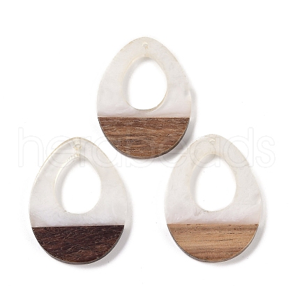 Resin & Wood Pendants WOOD-F015-17F-1