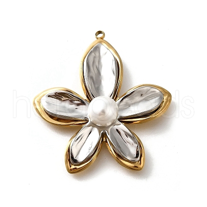 304 Stainless Steel Pendants STAS-V006-01G-05-1
