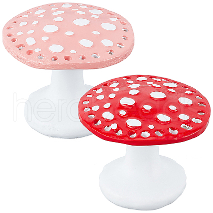 CRASPIRE 2Pcs 2 Colors Resin Earring Display Stands EDIS-CP0001-01-1