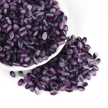 Frosted Glass Seed Beads SEED-N008-05K-1