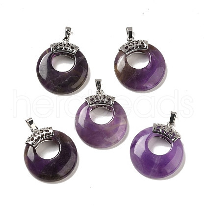 Amethyst Pendants G-C071-3-1