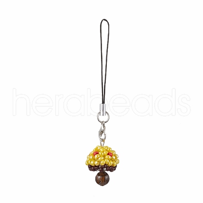 Glass Seed Beads Mobile Straps HJEW-MZ00102-05-1