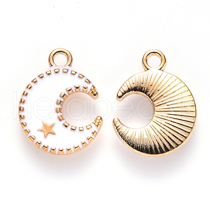 Alloy Enamel Pendants ENAM-S121-063B-1