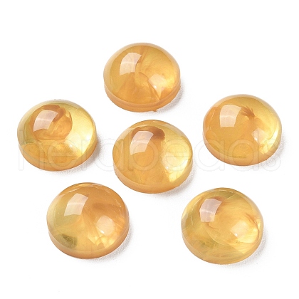 Translucent Resin Cabochons RESI-XCP0002-04-1