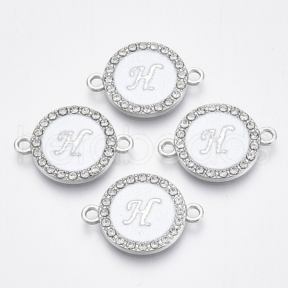 Alloy Enamel Links Connectors ENAM-TAC0003-01S-04H-1