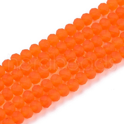 Transparent Glass Beads Strands EGLA-A044-T3mm-MD25-1