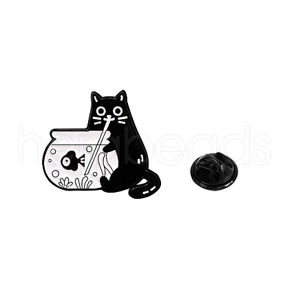 Lovely Cat Brooches PW-WG66680-04-1