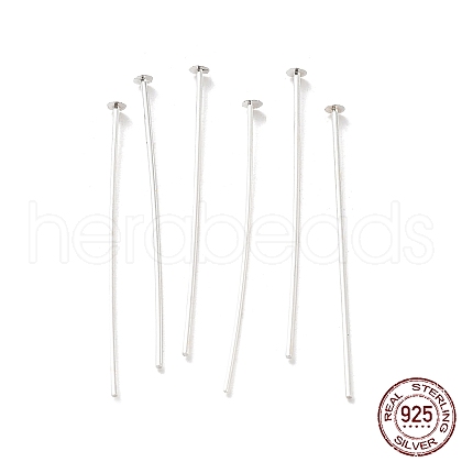 925 Sterling Silver Flat Head Pins STER-M117-03B-S-1