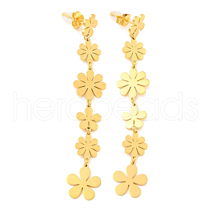 304 Stainless Steel Stud Earrings for Women EJEW-Z053-04G-1