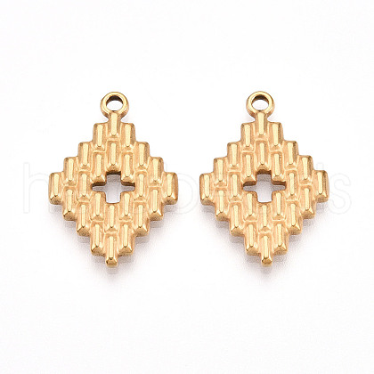 304 Stainless Steel Pendants STAS-N109-11G-1