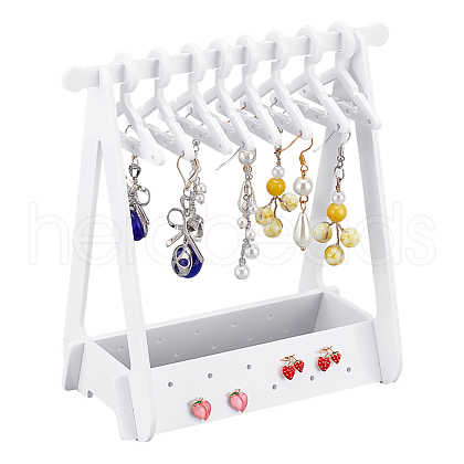   1 Set Coat Hanger Removable Acrylic Earring Displays EDIS-PH0001-92-1
