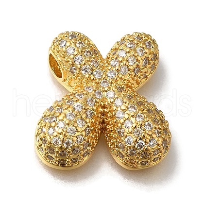 Brass with Cubic Zirconia Pendant KK-Q818-02X-G-1