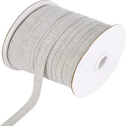 Cotton Twill Tape Ribbons OCOR-WH0058-35B-1