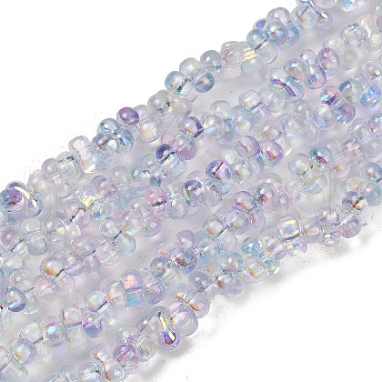 Handmade Lampwork Beads Strands LAMP-S070-12R-1