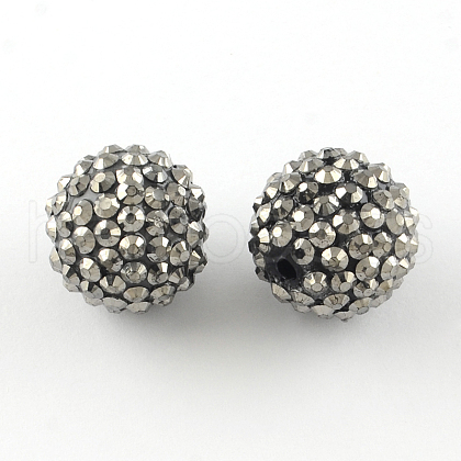 Resin Rhinestone Beads RESI-S315-14x16-02-1
