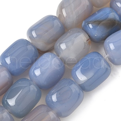Natural Agate Beads Strands G-H295-F01-13-1