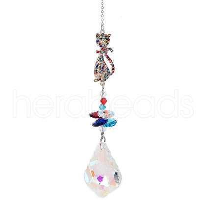 Alloy Hanging Ornaments HJEW-Q012-06D-1