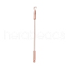 201 Stainless Steel Beadable Double Head Cuticle Pusher Nail Tools STAS-R161-01RG-1