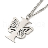 201 Stainless Steel Necklaces NJEW-Q336-01I-P-4