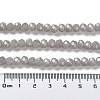 Baking Painted Imitation Jade Glass Bead Strands DGLA-A034-J6MM-A43-5