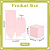 Square Kraft Paper Necklace Earring Storage Gift Boxes CON-WH0095-90A-01-2