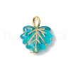 Acrylic with Iron Pendants PALLOY-JF03684-3