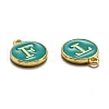 Initial Letter A~Z Alphabet Enamel Charms ENAM-X0018-15-3