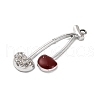 Cherry Alloy Pendants PALLOY-S051-01B-P-2