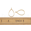 Rack Plating Alloy Teardrop Open Back Bezel Pendants PALLOY-TA0001-09G-7