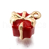 Zinc Alloy Enamel Charms FIND-U029-01G-01-2