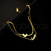 Love Heart 304 Stainless Steel Double Layer Anklets for Women FS-WG96390-01-2